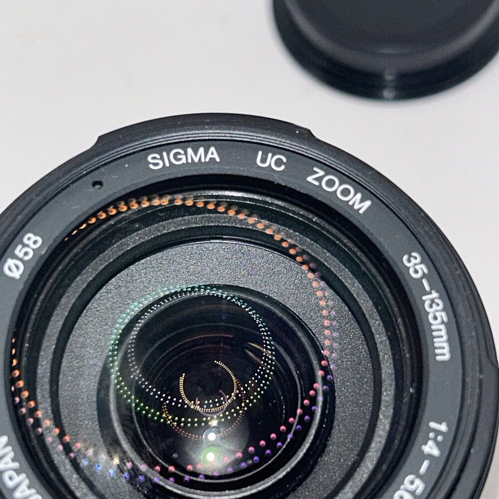 Sigma UC Zoom 35-135mm 1:4-5.6 Lens with Cap Made in Japan - Picture 9 of 9